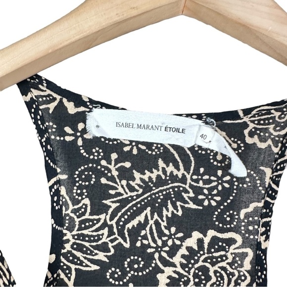 ISABEL MARANT ÉTOILE Printed Relaxed Cotton Jumpsuit - Picture 15 of 15